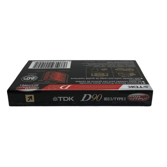 New Factory Sealed TDK D90 High Output Lot of 15 Audio Cassettes for Mixed Tapes - Picture 5 of 5